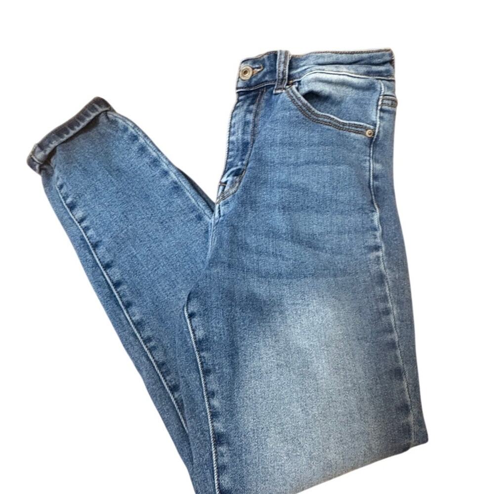 WAX JEAN Womens High Waisted Ankle Skinny